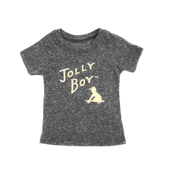 Jolly Boy Heathered Charcoal T-Shirt 🛹 - Picture 1 of 5